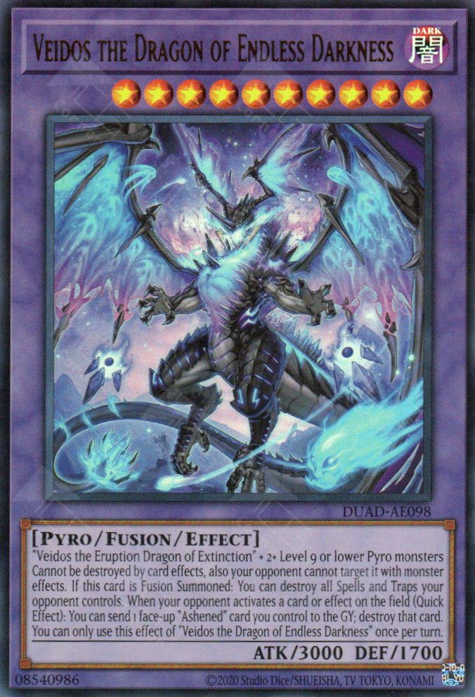 DUAD-AE098 Veidos the Dragon of Endless Darkness (UR)