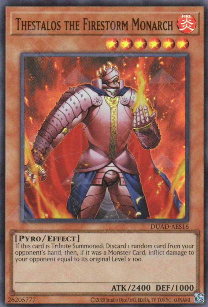 DUAD-AES16 Thestalos The Firestorm Monarch (UR)