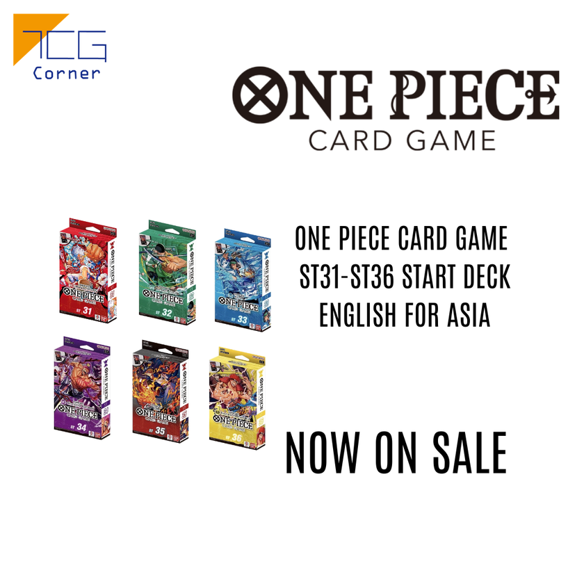 One Piece Card Game ST31-ST36 Start Deck English For Asia