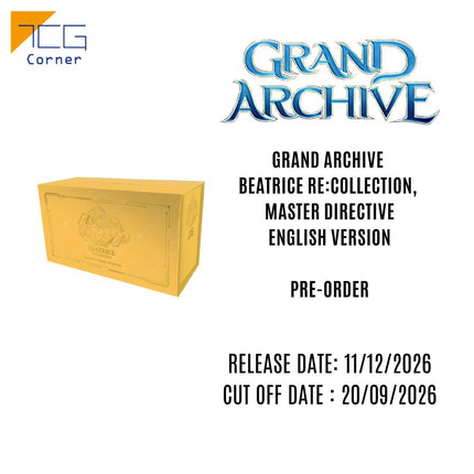 Grand Archive Beatrice Re:Collection, Master Directive English Pre-Order