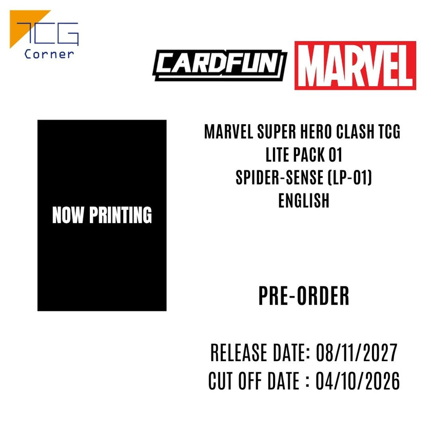 MARVEL Super Hero Clash TCG Lite Pack 01 - Spider-Sense (LP-01) English Pre-order