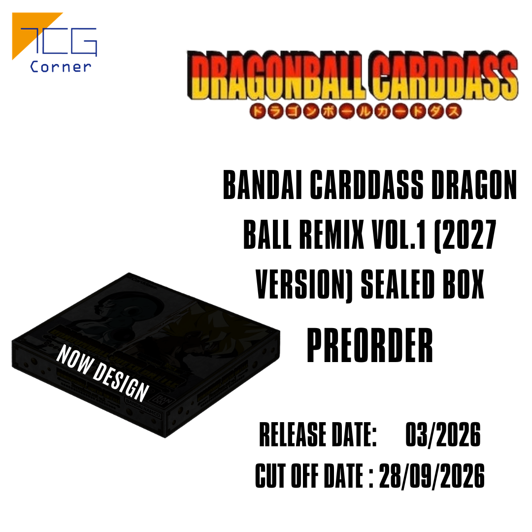 Bandai CARDDASS DRAGON BALL Remix Vol.1 (2027 Version) Sealed Box Preorder