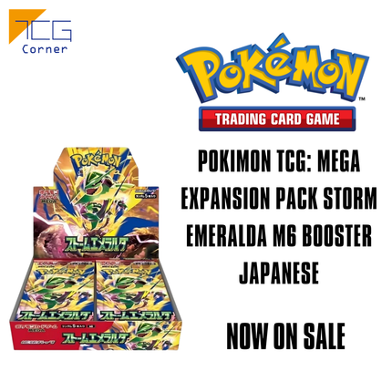 Pokémon TCG: MEGA Expansion Pack Storm Emeralda M6 Booster Japanese