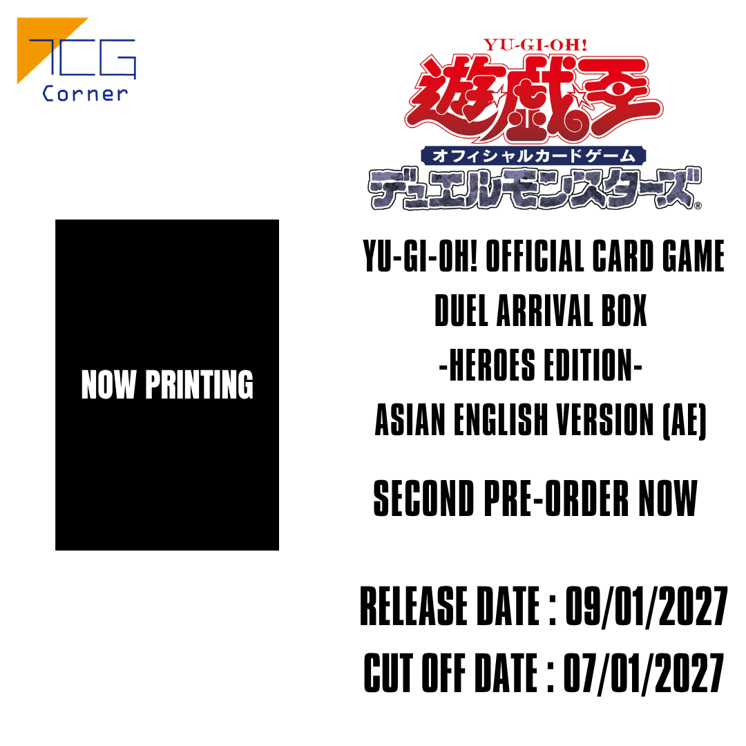 Yu-Gi-Oh! Official Card Game DUEL ARRIVAL BOX -HEROES EDITION- Asian English Version (AE) Second Pre-order