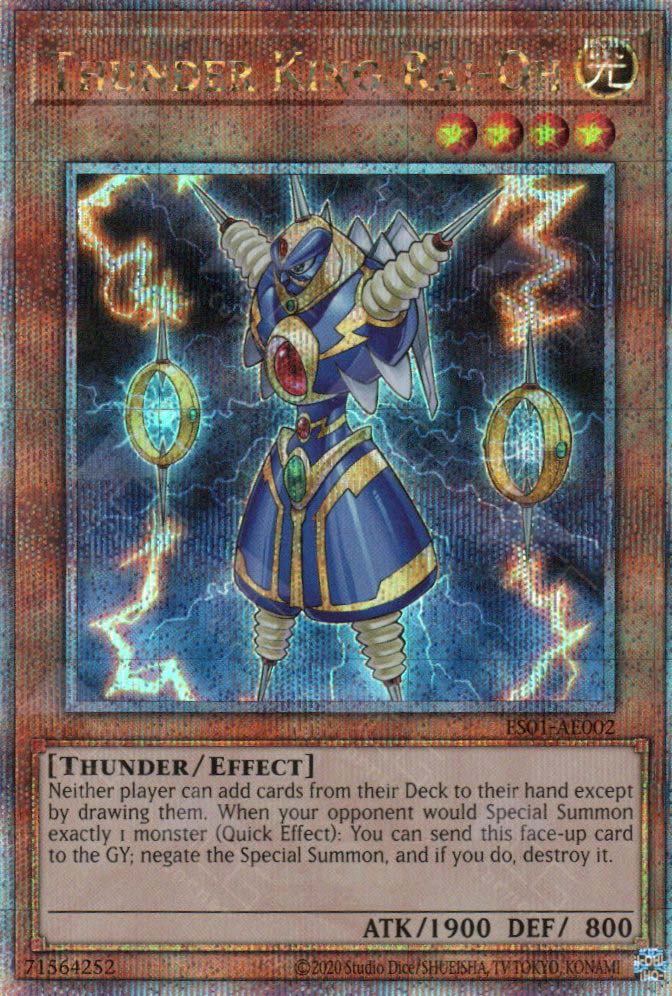 ES01-AE002 Thunder King Rai-Oh (QCSR) – TCG Corner