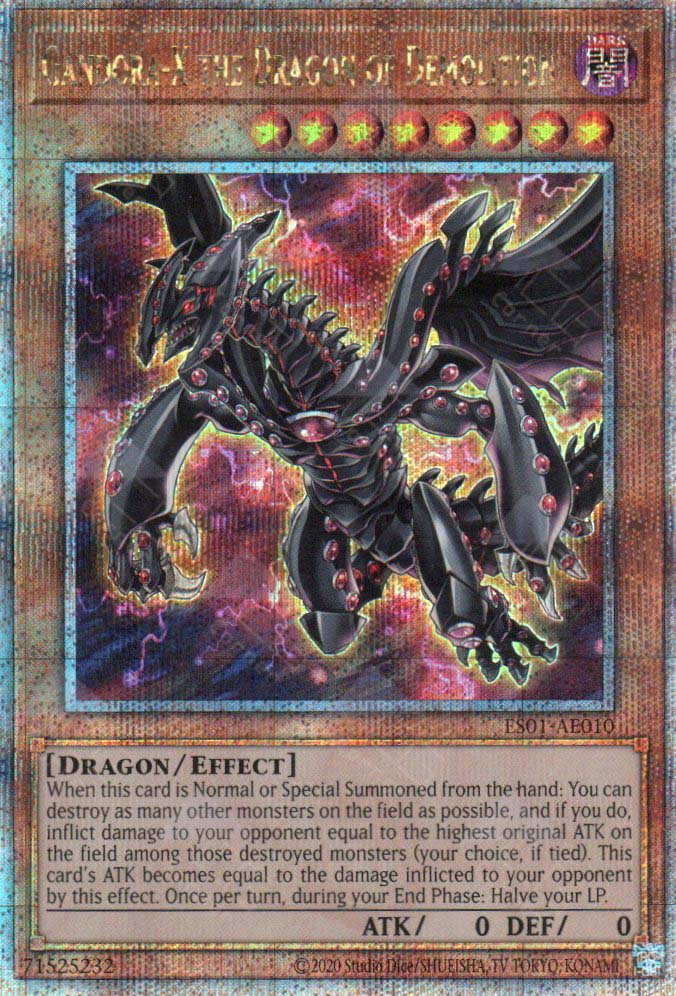 ES01-AE010 Gandora-X the Dragon of Demolition (QCSR) (Status A)