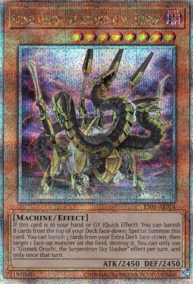 ES01-AE014 Gizmek Orochi, the Serpentron Sky Slasher (QCSR) (Status B)