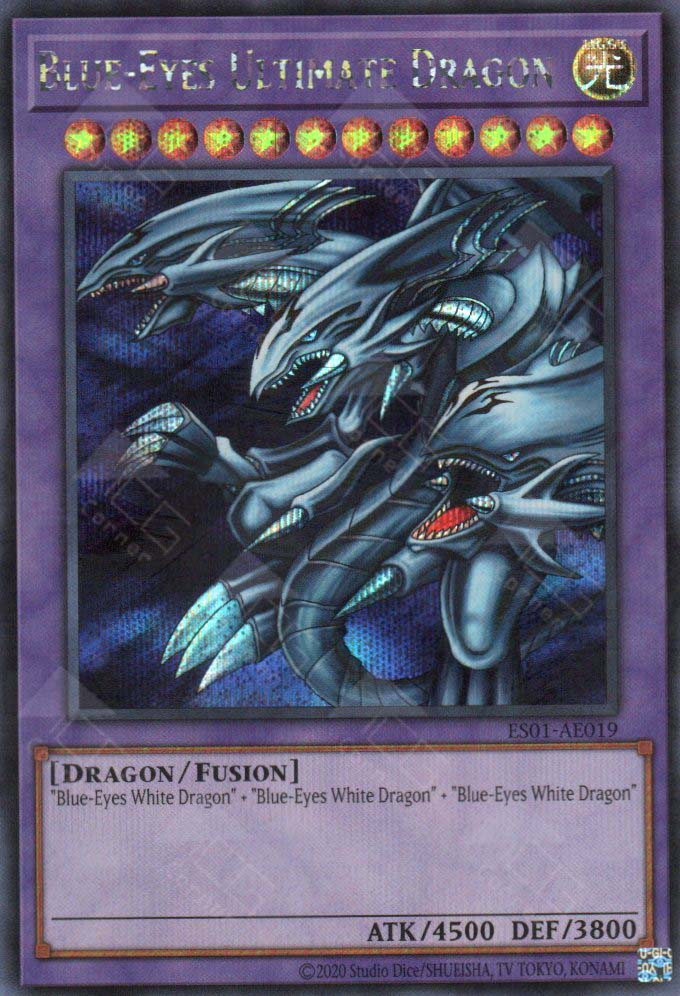 ES01-AE019 Blue-Eyes Ultimate Dragon (SER)