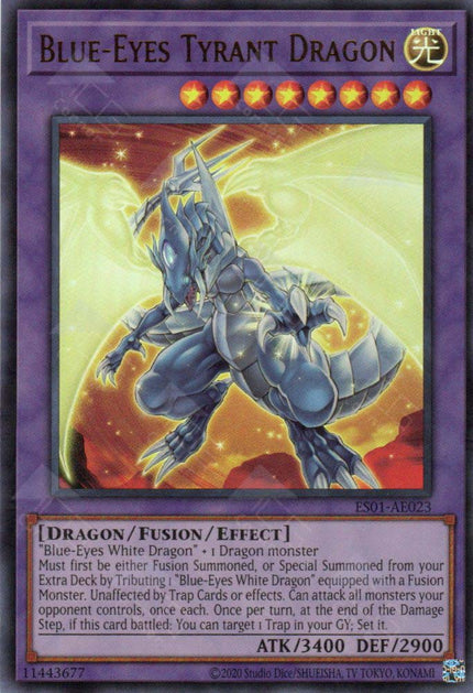 ES01-AE023 Blue-Eyes Tyrant Dragon (UR)