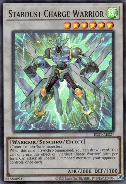 ES01-AE027 Stardust Charge Warrior (SR)