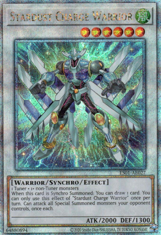 ES01-AE027 Stardust Charge Warrior (QCSR)