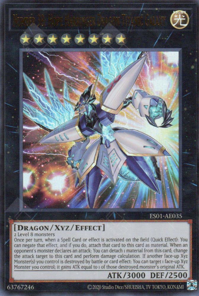 ES01-AE035 Number 38: Hope Harbinger Dragon Titanic Galaxy  (UR)