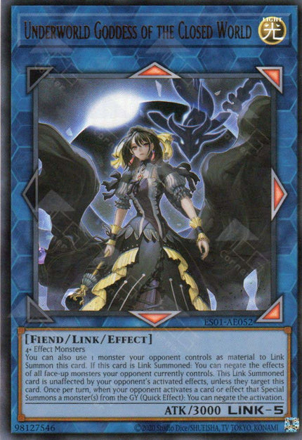 ES01-AE052 Underworld Goddess of the Closed World (UR)