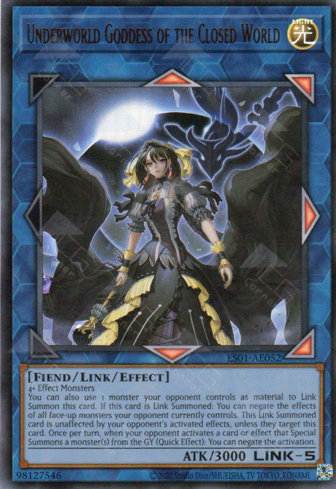 ES01-AE052 Underworld Goddess of the Closed World (UR)