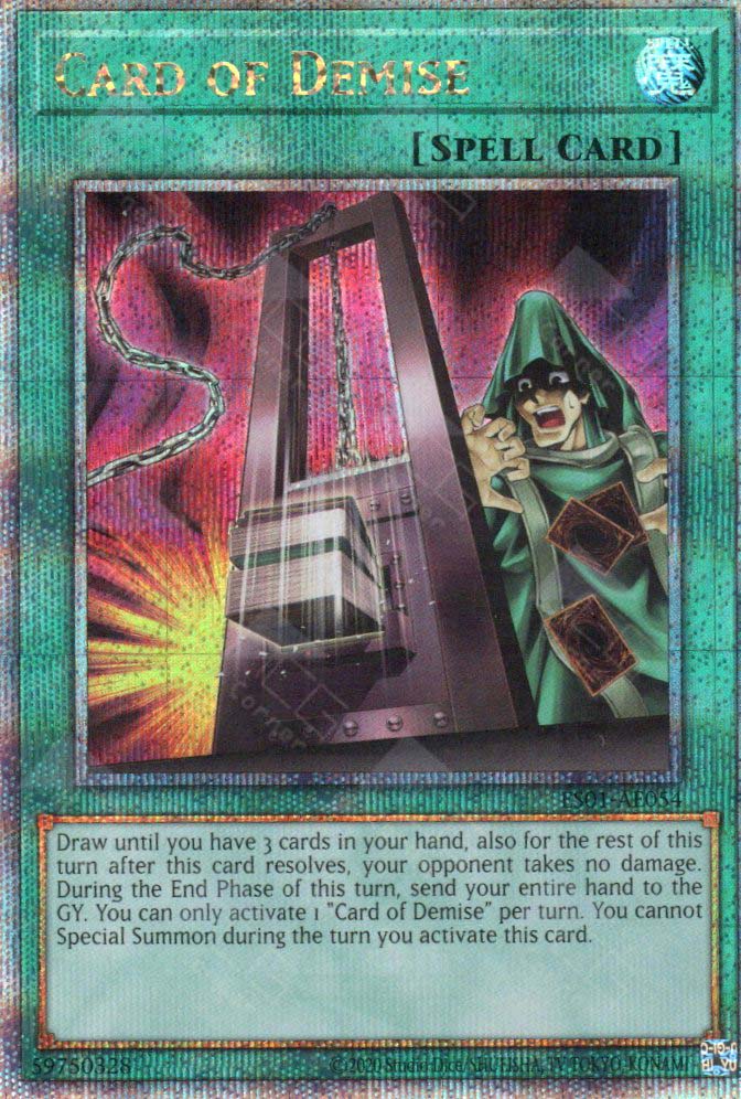 ES01-AE054 Card of Demise (QCSR) (Status B)