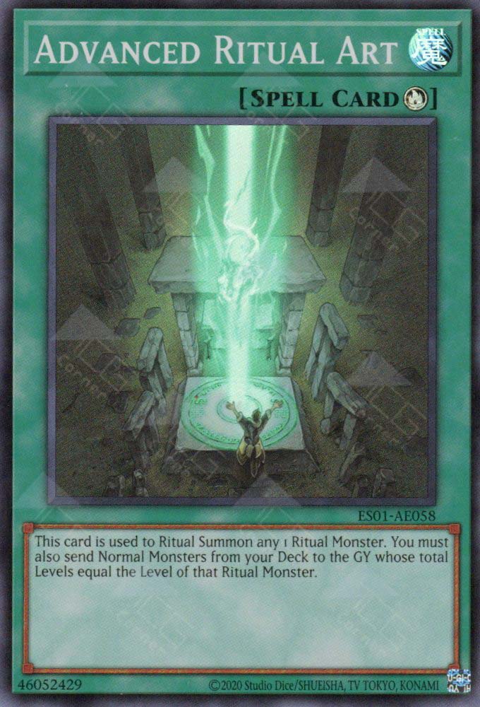 ES01-AE058 Advanced Ritual Art (SR) – TCG Corner