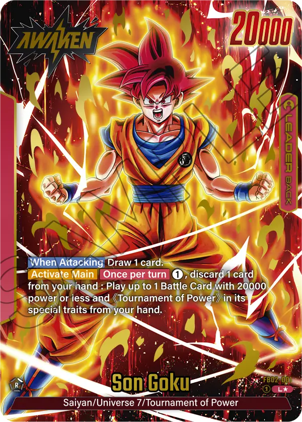 FB02-001 Son Goku (L*) – TCG Corner