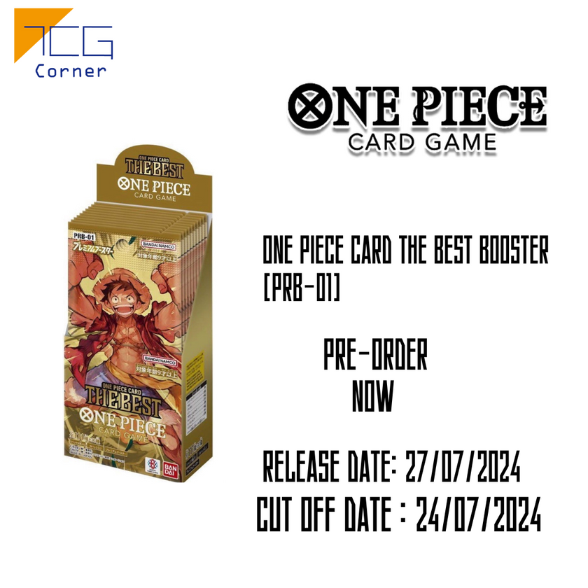 PRB-01 Premium Booster Pack  Japanese One Piece Card Game Promo Cards  (Bandai) One Piece Card Game Booster