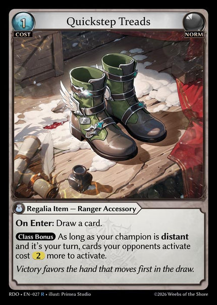 RDO-027 Quickstep Treads (Rare)