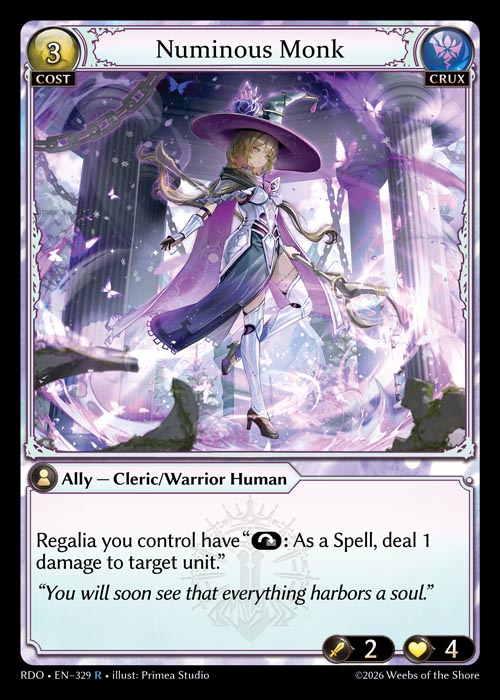 RDO-329 Numinous Monk (Rare)
