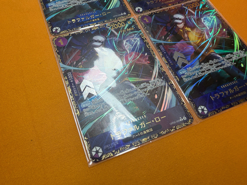 One Piece Card Trafalgar Law OP09-069 Japanese Flagship 'FOR ASIA' Stamp in SEAL