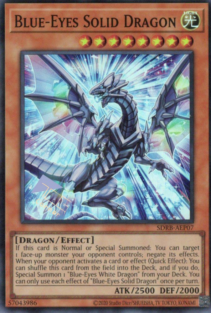 SDRB-AEP07 Blue-Eyes Solid Dragon