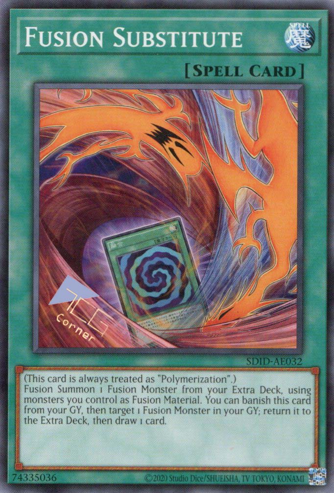 yugioh cards that let you summon fusion monsters SDID-AE032 Fusion Substitute