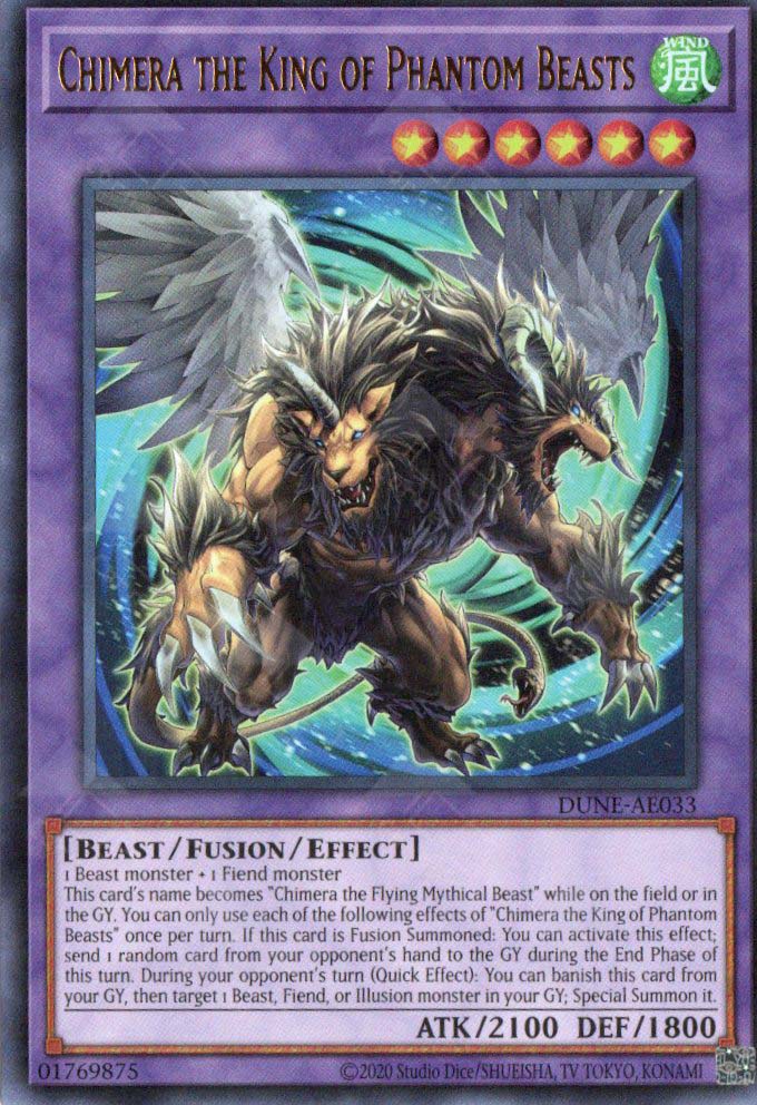 DUNE-AE033 Chimera the King of Phantom Beasts (UR) – TCG Corner