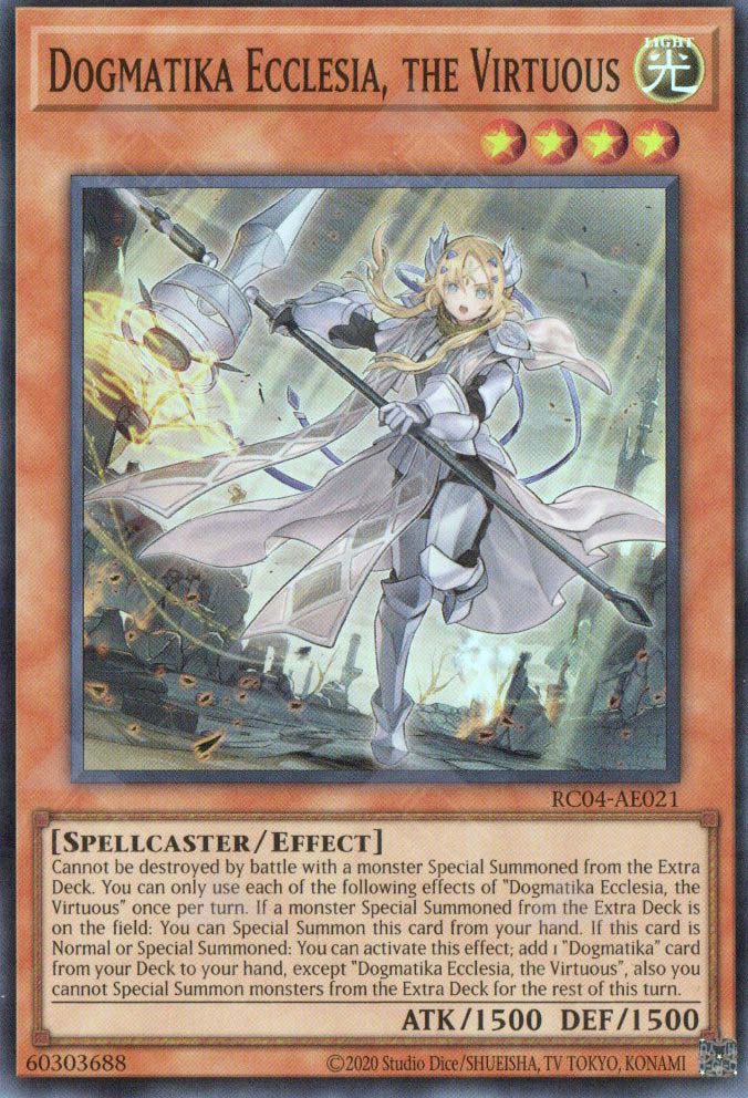 RC04-AE021 Dogmatika Ecclesia, the Virtuous (SR)