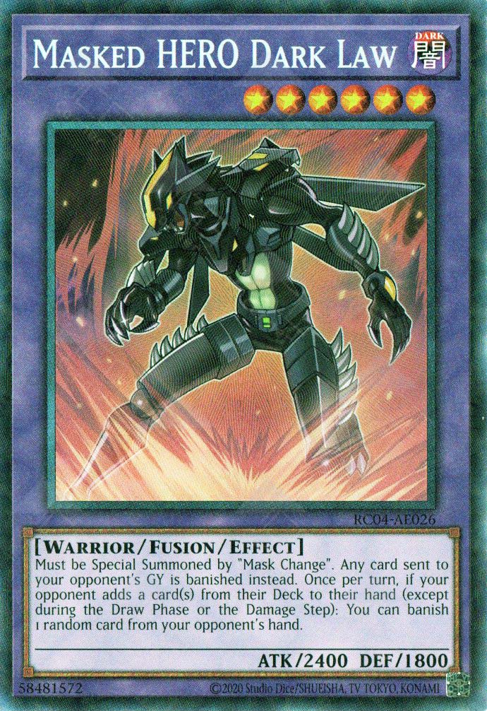 RC04-AE026 Masked HERO Dark Law (CR)