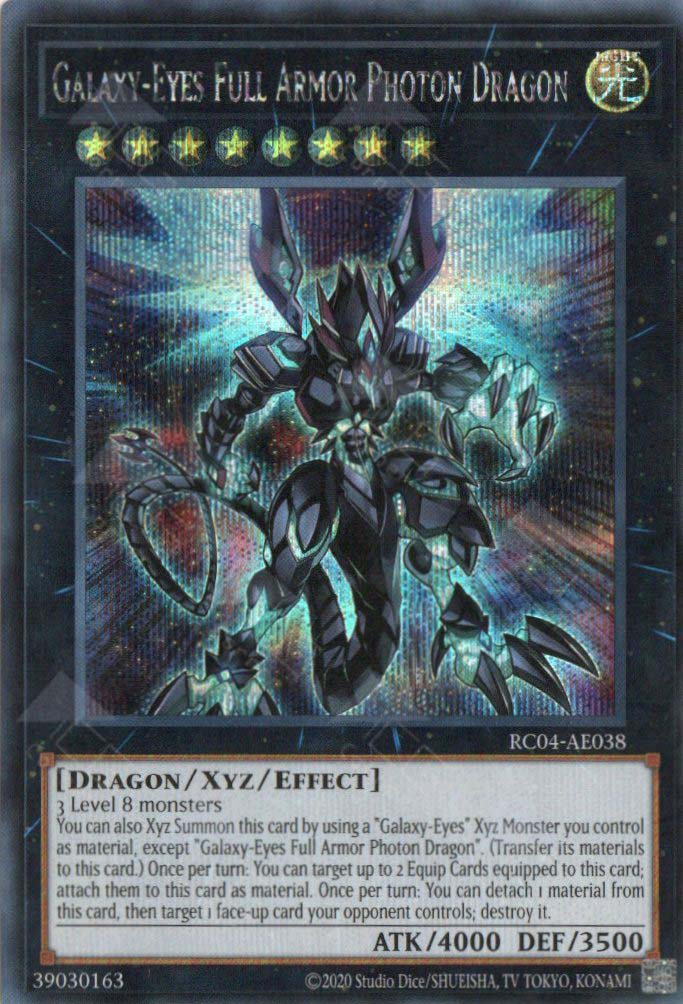 RC04-AE038 Galaxy-Eyes Full Armor Photon Dragon (SER)