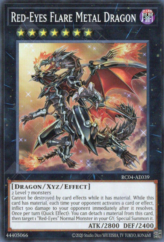 RC04-AE039 Red-Eyes Flare Metal Dragon (SR)