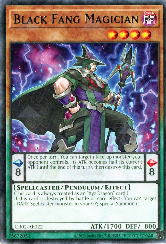 CR02-AE022 Black Fang Magician (R)