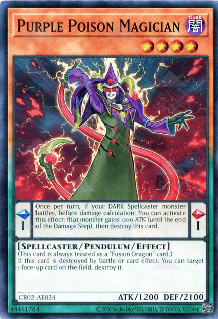 CR02-AE024 Purple Poison Magician (SR)
