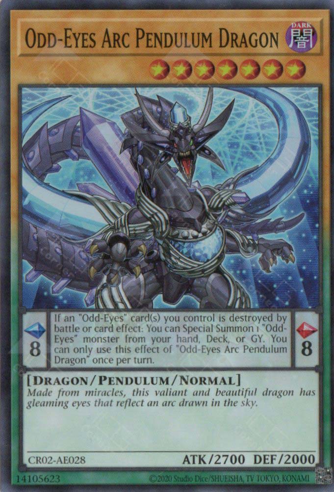 CR02-AE028 Odd-Eyes Arc Pendulum Dragon (SR)