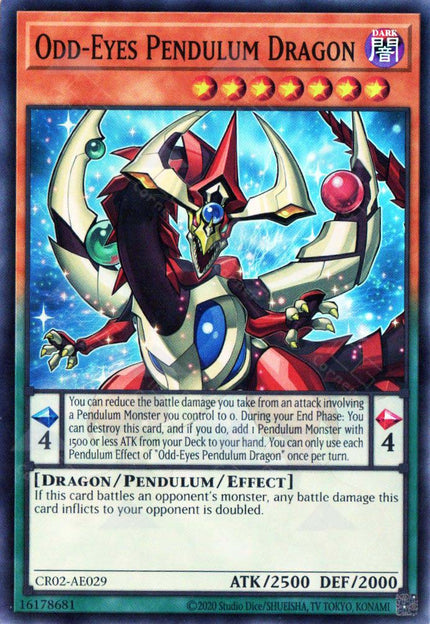 CR02-AE029 Odd-Eyes Pendulum Dragon (SR)