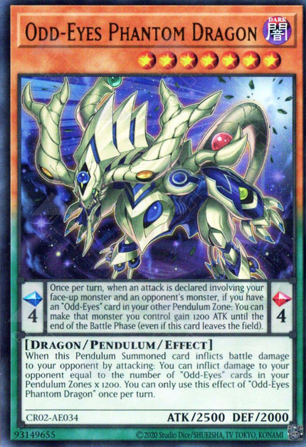 CR02-AE034 Odd-Eyes Phantom Dragon (UR)