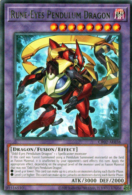 CR02-AE038 Rune-Eyes Pendulum Dragon (R)