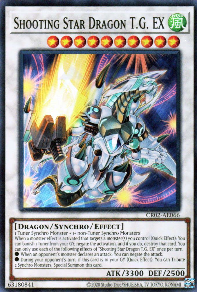 CR02-AE066 Shooting Star Dragon T.G. EX (SR)