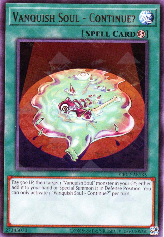 CR02-AE135 Vanquish Soul - Continue? (R)