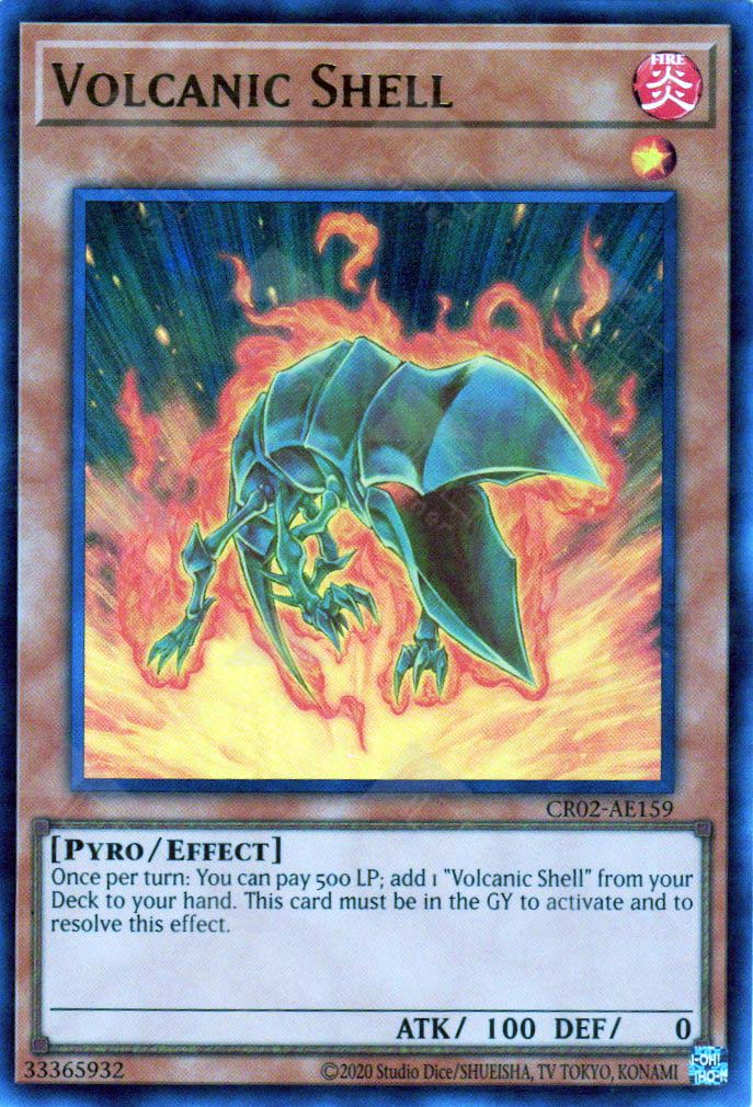 CR02-AE159 Volcanic Shell (UR) โ TCG Corner