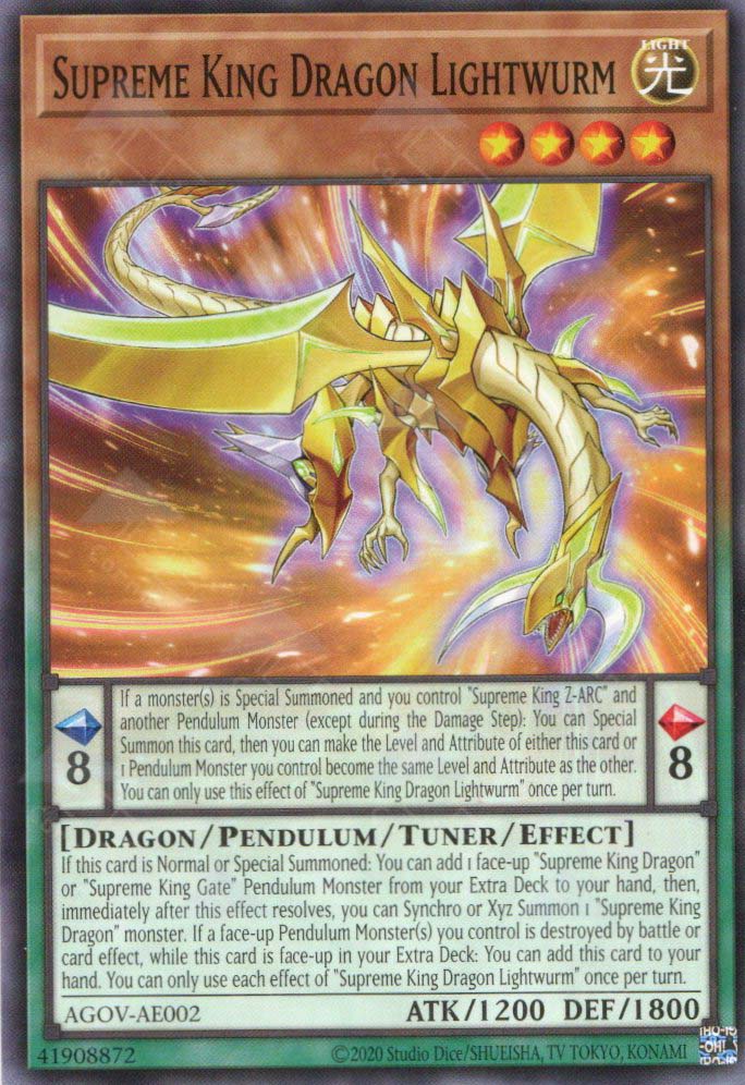 AGOV-AE002 Supreme King Dragon Lightwurm (N)