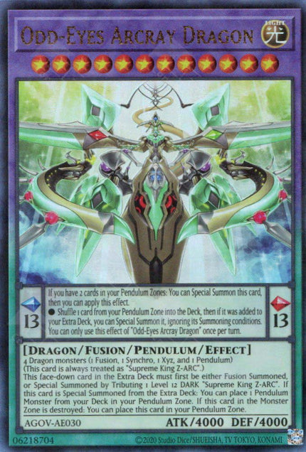 AGOV-AE030 Odd-Eyes Arcray Dragon (UL)