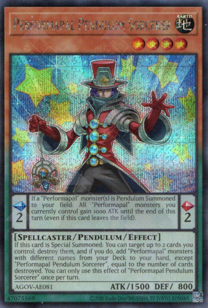 AGOV-AE081 Performapal Pendulum Sorcerer (SER)