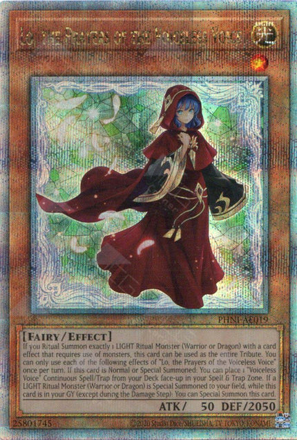 PHNI-AE019 Lo, the Prayers of the Voiceless Voice (QCSR) (Status B)