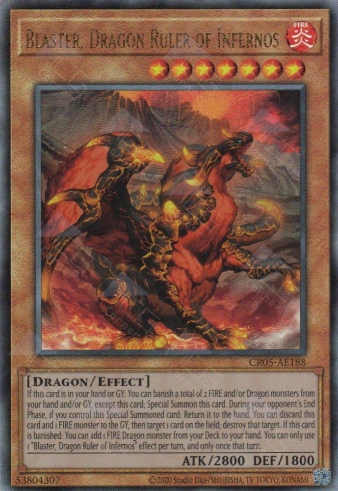 CR05-AE188 Blaster, Dragon Ruler of Infernos (UL)