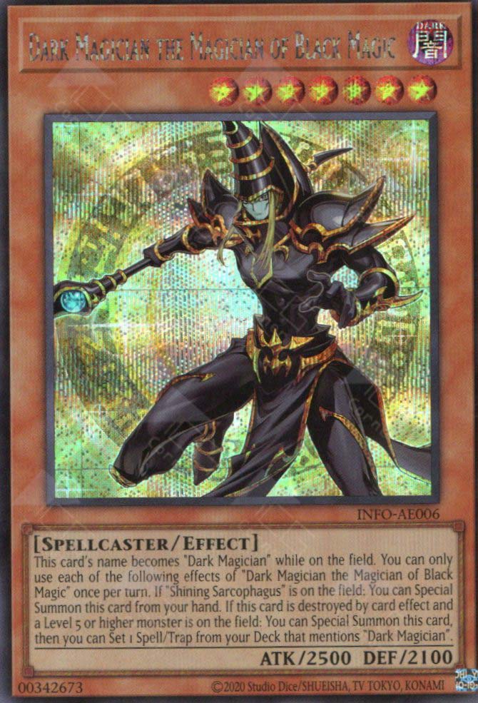 INFO-AE006 Dark Magician the Magician of Black Magic (SER)