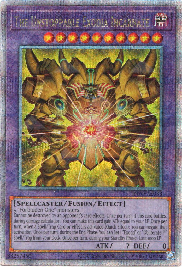 INFO-AE033 The Unstoppable Exodia Incarnate (QCSR)