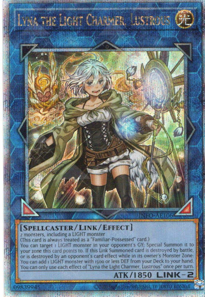 INFO-AE106 Lyna the Light Charmer, Lustrous (QCSR)