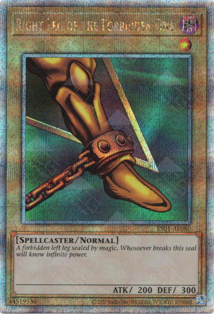 ES01-AE080 Left Leg of the Forbidden One (QCSR) (Missed Printed Version)